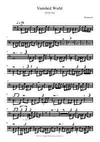 Drum score: Oi Va Voi - Vanished World