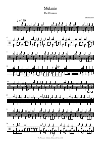 Drum score: The Prisoners - Melanie