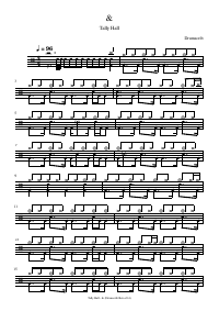 Drum score: Tally Hall - &