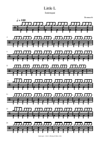 Drum score: Jamiroquai - Little L