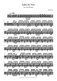 Drum score: Lee Ann Womack - Ashes By Now