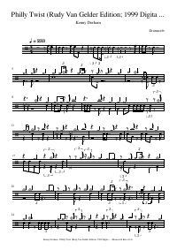 Drum score: Kenny Dorham - Philly Twist (Rudy Van Gelder Edition; 1999 Digital Remaster)