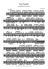 Drum score: Marcell Silva Steuernagel - Tua Vontade
