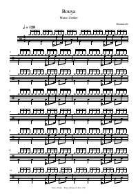 Drum score: Marco Zenker - Bouya
