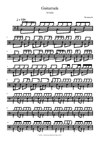 Partition de batterie : O Grilo - Guitarrada
