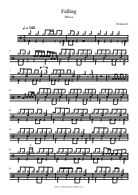 Drum score: Mecca - Falling