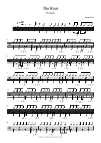 Drum score: D'Angelo - The Root