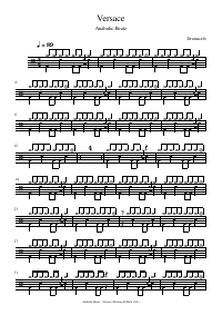 Drum score: Anabolic Beatz - Versace