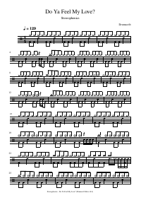 Drum score: Stereophonics - Do Ya Feel My Love?