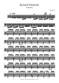 Drum score: Viagra Boys - Research Chemicals