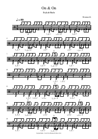 Drum score: Erykah Badu - On & On