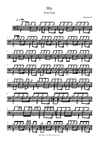 Drum score: Reneé Rapp - Shy
