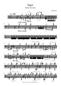 Drum score: Stanley Turrentine - Sugar