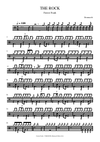 Drum score: Forrest Frank - THE ROCK