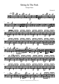 Drum score: Georgie Fame - Sitting In The Park