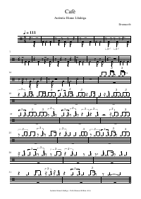 Drum score: Autèntic Home Llúdriga - Cafè