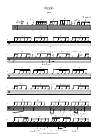 Drum score: Niro - Reglo