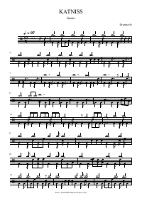 Drum score: Inazio - KATNISS