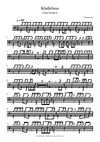 Drum score: Chand Ningthou - Khallabasu