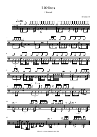 Drum score: I Prevail - Lifelines