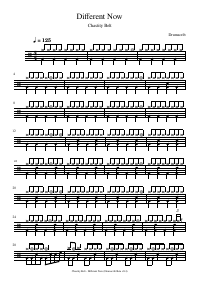 Drum score: Chastity Belt - Different Now
