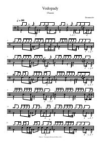 Drum score: Chaozz - Vodopady