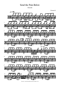 Drum score: Chevelle - Send the Pain Below