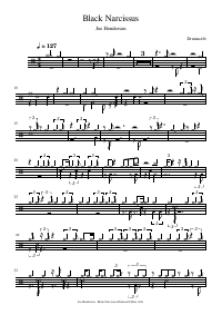 Drum score: Joe Henderson - Black Narcissus