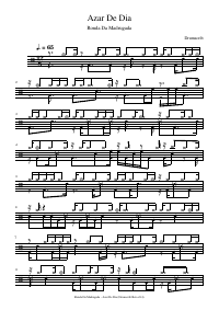 Drum score: Ronda Da Madrugada - Azar De Dia