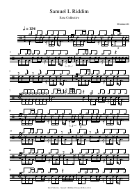 Partition de batterie&nbsp;: Ezra Collective - Samuel L Riddim