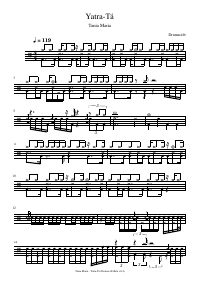 Drum score: Tania Maria - Yatra-Tá