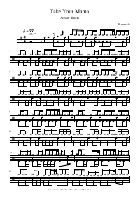 Drum score: Scissor Sisters - Take Your Mama