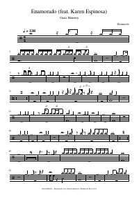 Drum score: Oasis Ministry - Enamorado (feat. Karen Espinosa)