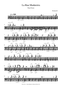 Drum score: Nino Ferrer - La Rua Madureira