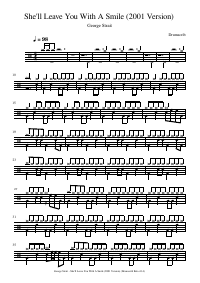 Drum score: George Strait - She'll Leave You With A Smile (2001 Version)