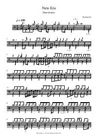 Drum score: Planetshakers - New Era