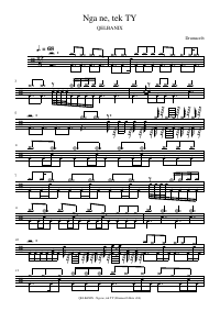 Drum score: QELBANIX - Nga ne, tek TY