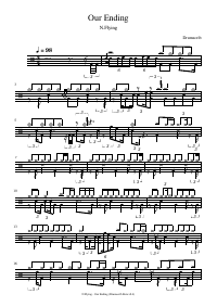 Drum score: N.Flying - Our Ending