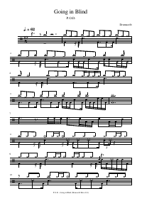 Drum score: P.O.D. - Going in Blind