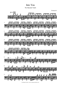 Drum score: The Haunted Youth - Into You