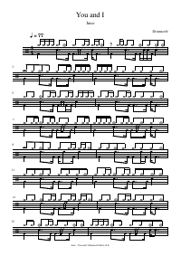 Drum score: Juice - You and I