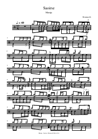 Drum score: Maruja - Saoirse