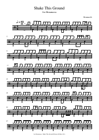 Drum score: Joe Bonamassa - Shake This Ground