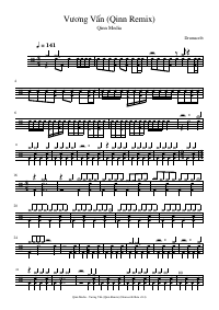 Drum score: Qinn Media - Vương Vấn (Qinn Remix)