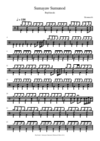 Partitura de batería: Boyfriends - Sumayaw Sumunod