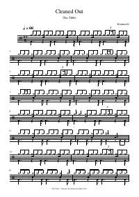 Drum score: The Tibbs - Cleaned Out